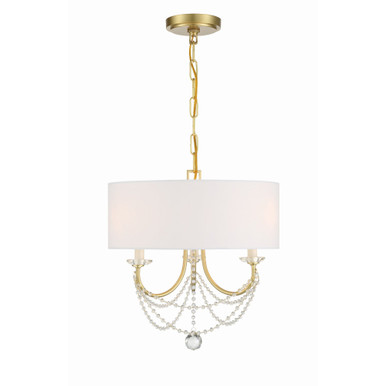 Delilah 3 Light Small Chandelier by Crystorama - DEL-90803
