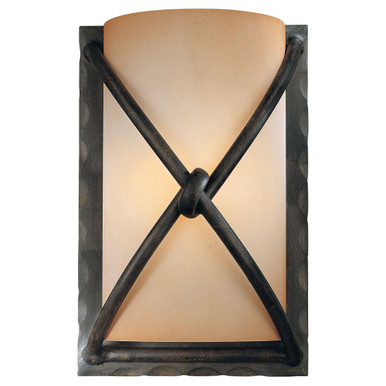 Aspen 1 Light Wall Sconce 9.5 Inch Tall by Minka Lavery - 1974-1-138