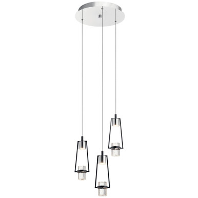 Ayse 3 LED Light Medium Pendant by Elan - 84189