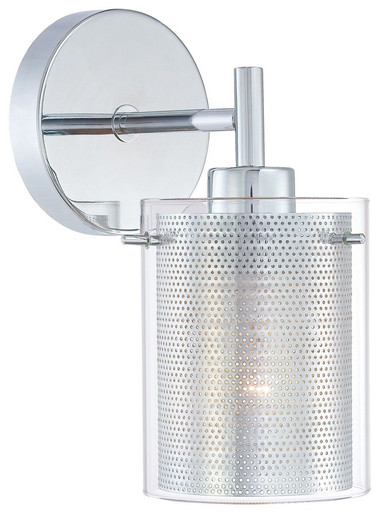 Grid 1 Light Contemporary Wall Sconce by George Kovacs - P962-077