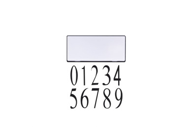 5.05W 1 LED Light Address Plaque by Craftmade - AP1000-FB-LED