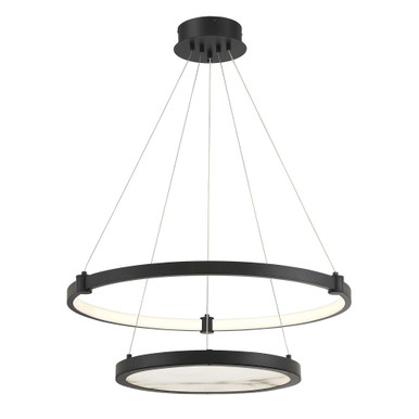 Mayer 50W 1 LED Chandelier 10 Inch Tall and 28 Inch Wide by Savoy House - L7-7120-50