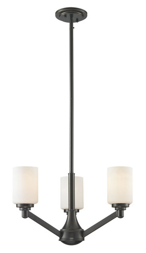 Montego 3 Light Chandelier 20.63 Inches Wide by 58.75 Inches High by Z-Lite - 410-MT