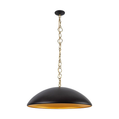 Grant 1 Light Pendant 9.88 Inch Tall and 27.63 Inch Wide by Alora - PD423028