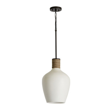 Destin 12 Inch 1 Light Pendant 12 by 18.5 by Capital - 340614PW