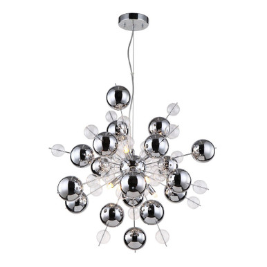 Proton 8 Light Medium Sputnik Chandelier by Zeev - CD10140-8-CH