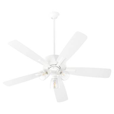 Ovation 5 Blade Ceiling Fan with Light Kit 18.25 x 52 Inches by Quorum - 4525-23
