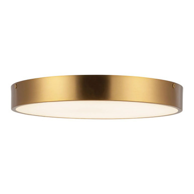 Adelaide 42W LED Flush Mount 2 Inch Tall and 15 Inch Wide by Alora - FM554015AG-5CCT