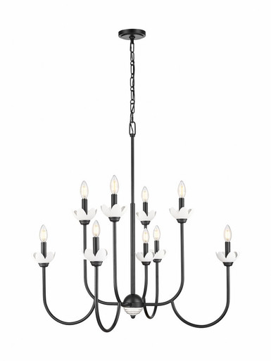 Allistair 8 Light Chandelier 35 Inch Tall and 36 Inch Wide by Z Lite - 352-8