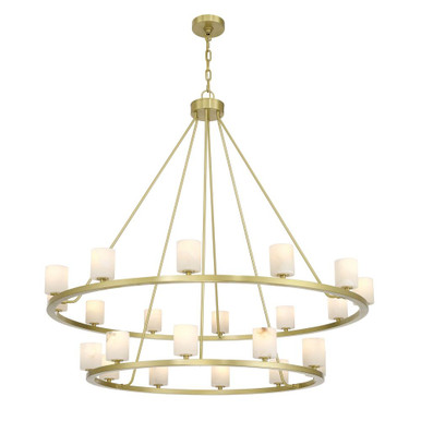 Aragon 3.5W 22 LED Chandelier 41.75 Inch and 46.75 Inch Wide by Crystorama - ARA-10268-ST