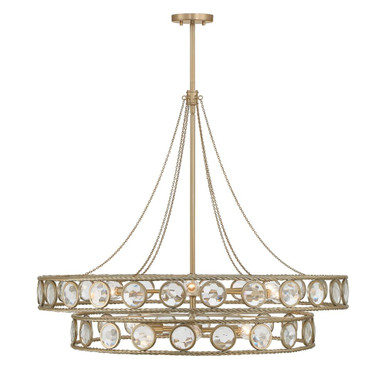 Cologne 12 Light Pendant 32 Inch Tall and 38 Inch Wide by Savoy House - 7-9381-12-338