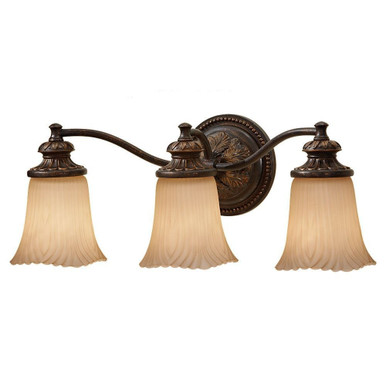 Emma 3 Light Vanity Light 21.5 Inch Wide by Generation - VS19503-GBZ