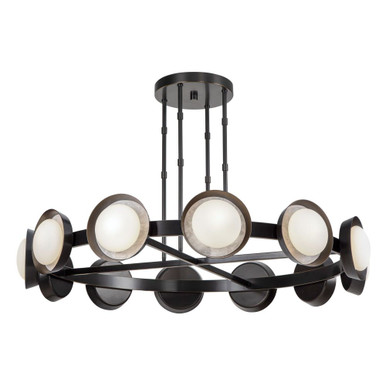 Alonso 40W LED Chandelier 8.5 Inch Tall and 50.5 Inch Wide by Alora - CH320050UB-UNV