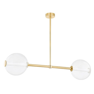 Richford 2 LED Light Oversized Island Pendant by Hudson Valley - 5251-AGB