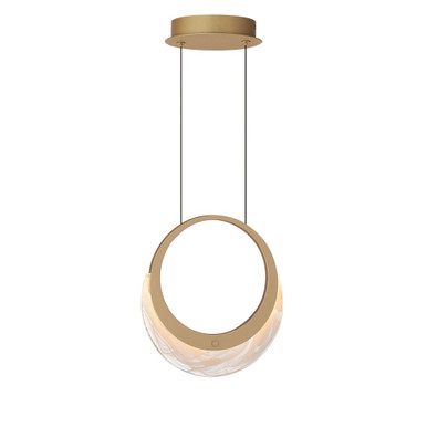 Lyra 6.5W 1 LED Pendant 9.5 Inch Tall and 0.5 Inch Wide by ET2 - E23911-112GLD