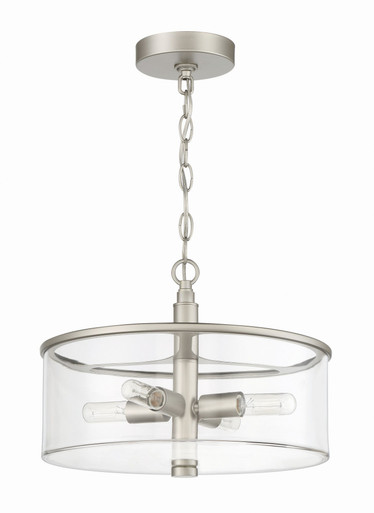 Hailie 4 Light 14.13 Inch Wide Semi Flush Mount by Craftmade - 55654