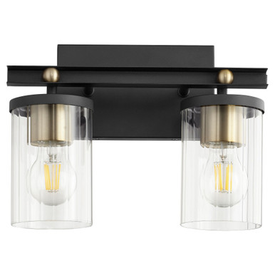 Empire 2 Light Vanity Light 12.5 Inch Wide by Quorum - 529-2-6980