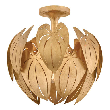 Camille 12W 1 LED Semi Flush Mount 16.25 Inch Tall by Fredrick Ramond - FR47167DA