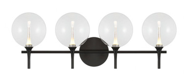 Iissa 16W 4 LED Bath Vanity 10.25 Inch Tall and 29.5 Inch Wide by Eurofase - 4891-4