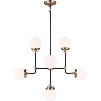 Cafe 8 Light Large Chandelier by Visual Comfort Studio - 3187908