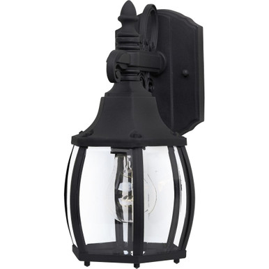 Crown Hill 1 Light Outdoor Wall Lantern 11.75 Inch Tall by Maxim - 1031BK