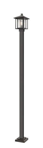 Aspen 1 Light Outdoor Post Mount Lantern 9.25 x 109.27 Inches by Z-Lite - 554PHA