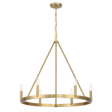 Dutton 6 Light Large Chandelier By Minka Lavery - 1715