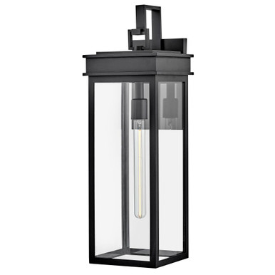 Cole 1 Light Outdoor Wall Lantern by Lark - 82065BK