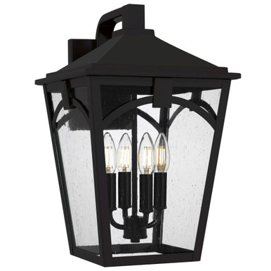 Jaxon 15W 4 LED Outdoor Wall Lantern 17.25 X 10.75 Inch Wide by Quoizel - JAX8410WT