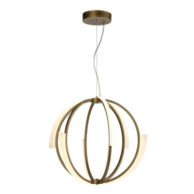 Moonlight 58W 6 LED Chandelier 22.5 x 26 Inch by Zeev  CD10350-LED-AGB - CD10350-LED-AGB