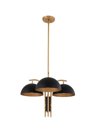 Marcel 3 Light Medium Chandelier by Kalco - 513771BNB