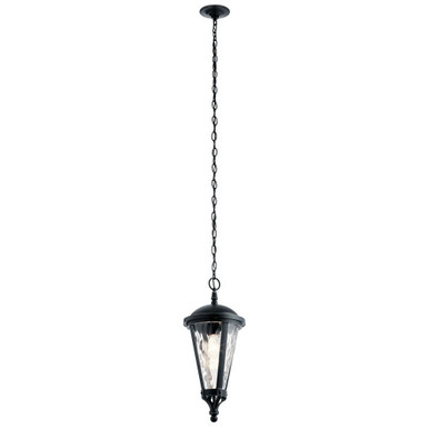 Cresleigh 1 Light Mini Outdoor Ceiling Light by Kichler - 49236bsl