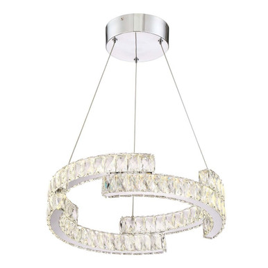 Shift 4 Light Small LED Chandelier by Zeev - CD10191-LED-CH
