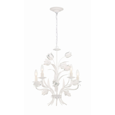 Southport 5 Light Small Nature Inspired Chandelier by Crystorama - 4815-ww