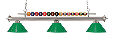 Shark 3 Light Island/Billiard 16 x 15 Inch by Z-Lite 170BN-PGR - 170BN-PGR