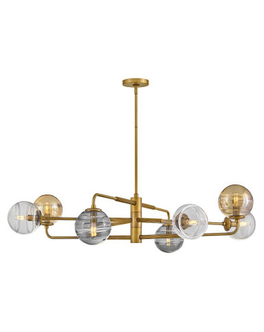 Oberon 5W 8 LED Adjustable Chandelier 48 Inch Wide by Fredrick Ramond - FR30508