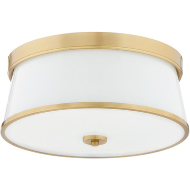 Weir 3 Light 16 Inch Wide Flush Mount by Quorum - 3203-16