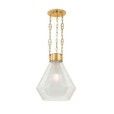 Tragus 1 Light Large Pendant by Corbett - 466-19-VB