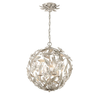 Marselle 4 Light Pendant 18 Inch Tall and 16.5 Inch Wide by Crystorama - MSL-314