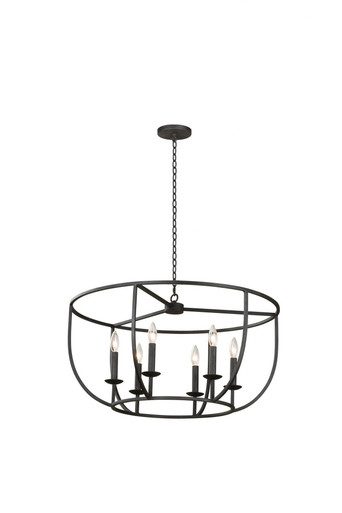 Newhall 6 Light Large Pendant by Kalco - 508051BI
