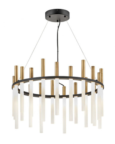Echo LED Light Medium Round Chandelier by Fredrick Ramond - FR30706BLK