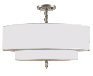 Luxor 5 Light 26 Inch Wide Semi Flush Mount by Crystorama - 9507_CEILING