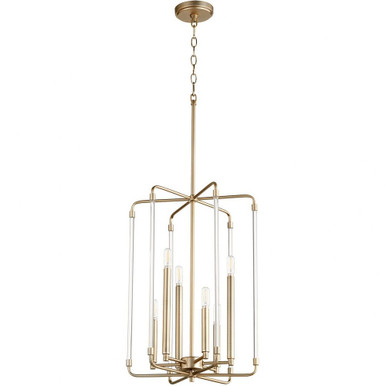 Optic 6 Light Large Pendant by Quorum - 8114-6
