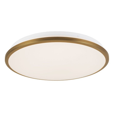 Brook 30W LED Flush Mount 2.88 Inch Tall and 15.13 Inch Wide by Kuzco - FM43315-BG-5CCT