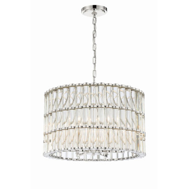Elliot 6 Light Medium Chandelier by Crystorama - ell-b3006-pn