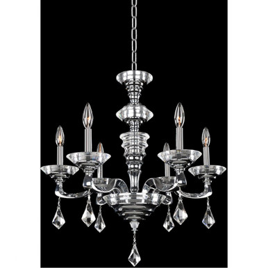 Cosimo 6 Light Medium Chandelier by Allegri - 027750-010-FR001
