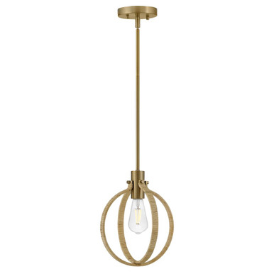 Fallon 1 Light Small Round Pendant by Lark - 83557LCB-BAM