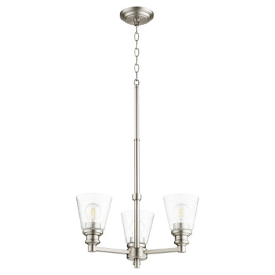 Dunbar 3 Light Small Chandelier by Quorum - 609-3