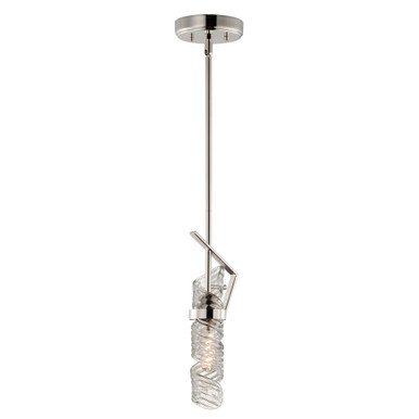 Milano 1 Light Mini Pendant by Maxim - 39553CLPN