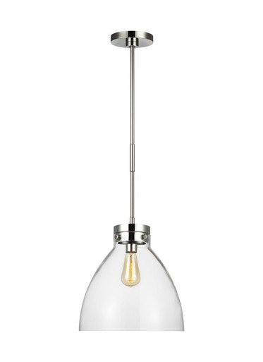 Garrett 1 Light Medium Pendant 14.75 Inch Tall by Visual Comfort Studio - CP1121